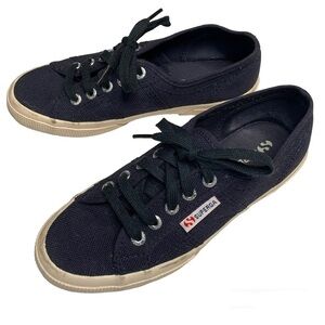 Superga 7 canvas navy sneakers